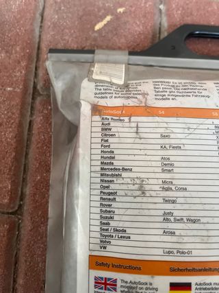 Calze da neve AutoSock misura 54