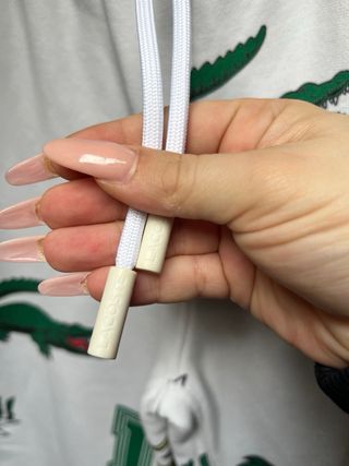 Pantalones chándal Lacoste blancos