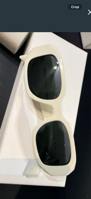 Gafas de sol Prada blancas y negras