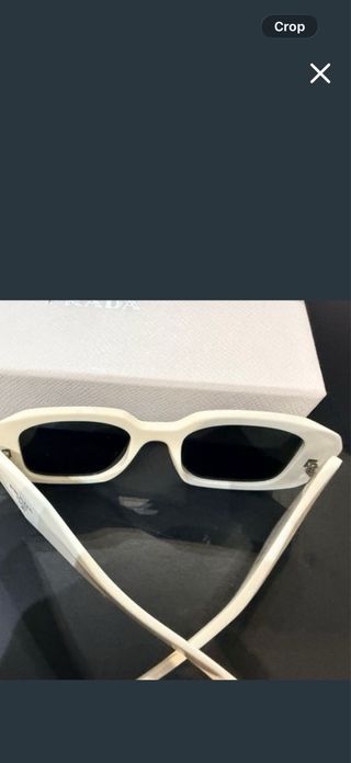 Gafas de sol Prada blancas y negras