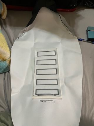 Funda Asiento Moto Racing Negra