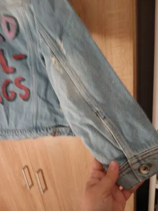 Chaqueta tejana Stradivarius Talla M