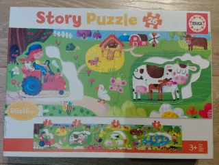 Puzzle Educa Story 26 piezas Granja