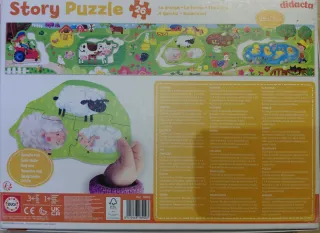 Puzzle Educa Story 26 piezas Granja