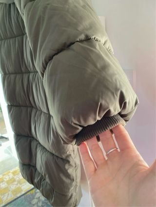 Parka oversized acolchada H&M verde militar