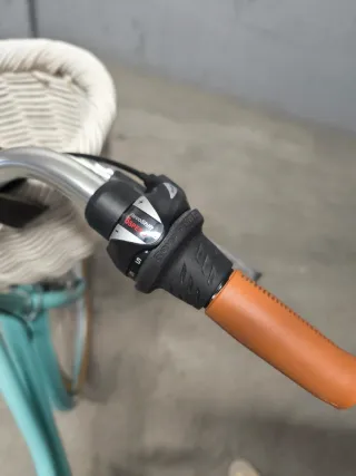 Bicicleta Capri Paseo Cesta Azul celeste