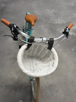 Bicicleta Capri Paseo Cesta Azul celeste