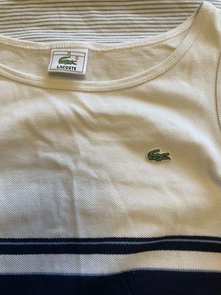 Vestido Tennis by Lacoste Mujer Talla 38 Retro