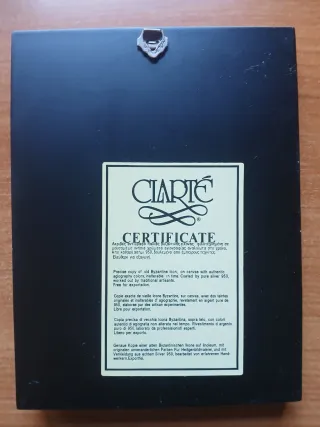 Icono Bizantino Virgen Plata