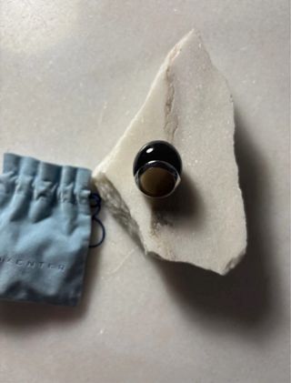 Anillo Luxenter Negro y Marrón Talla 18