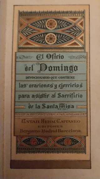 Libro Devocionario"JOYAS DEL CRISTIANO 1901.
