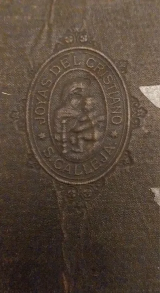 Libro Devocionario"JOYAS DEL CRISTIANO 1901.