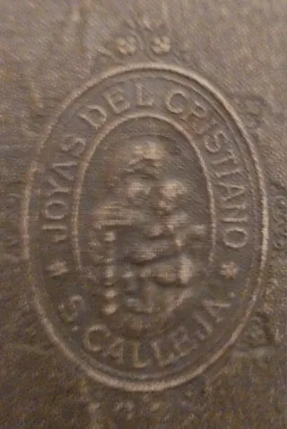 Libro Devocionario"JOYAS DEL CRISTIANO 1901.