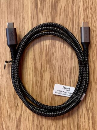 Cable USB-C 4/Thunderbolt 3 1,2m 100W 40Gbps NUEVO