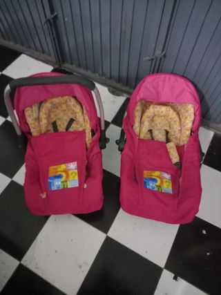 DisneyDuobuggy carro gemelar rosa