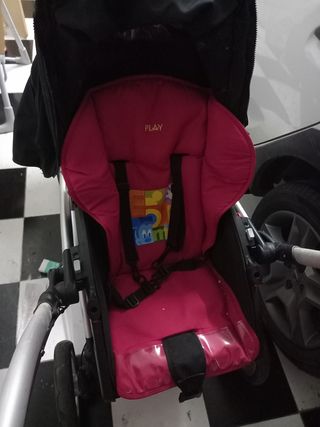 DisneyDuobuggy carro gemelar rosa