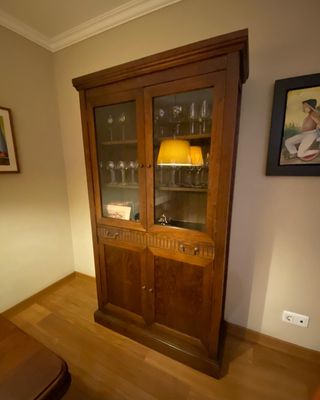 Conjunto comedor madera maciza.