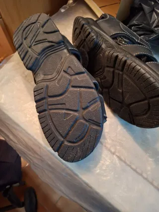 Sandalias Hombre Talla 43 Negras