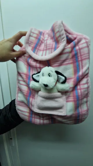Bolsa Agua Caliente Niña Peluche Perro