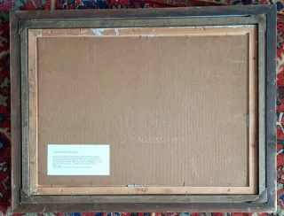 Dipinto olio su faesite Lamberto Lamberti