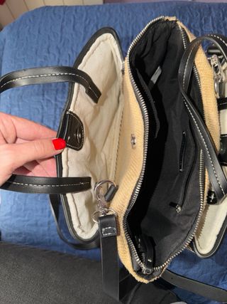 Bolso Paco Martinez Beige y Negro