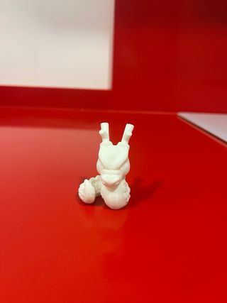 Figura dragón blanco