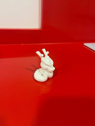 Figura dragón blanco