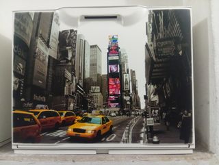 Dos Unidades de zapateros con diseño Times Square