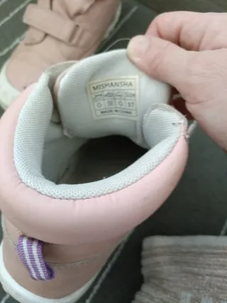 Botas montaña niña rosa