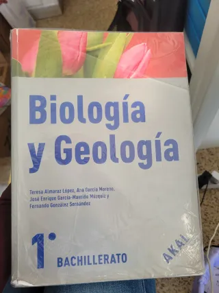 Libro Biología y Geología 1º Bachillerato