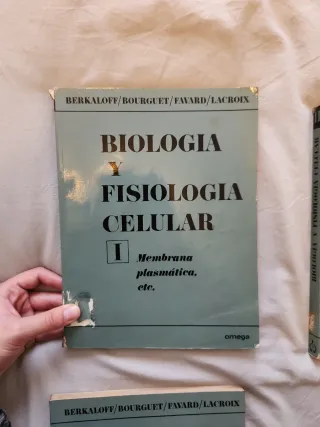 Biología y Fisiología Celular tomos I, II, III, IV