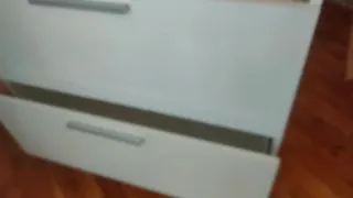 Mueble de baño blanco de madera + regalo sifon