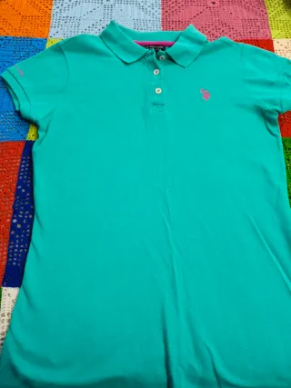 Camiseta Polo Ralph Lauren Mujer Verde Azulado