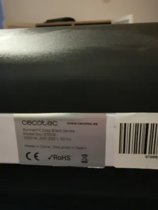 Cinta de andar plegable Cecotec 1000W