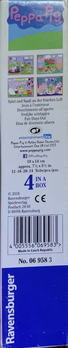 Puzzle Ravensburger Peppa Pig 4 en 1