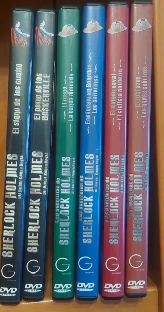 Lote 7 Películas Sherlock Holmes DVD