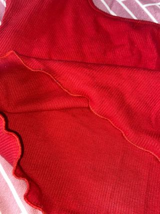 Top básico rojo verano