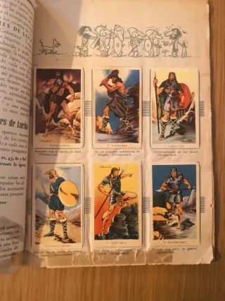 Álbum de cromos Hombres de Lucha