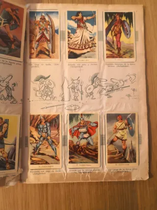 Álbum de cromos Hombres de Lucha