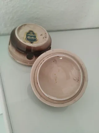 Caja decorativa cerámica floral