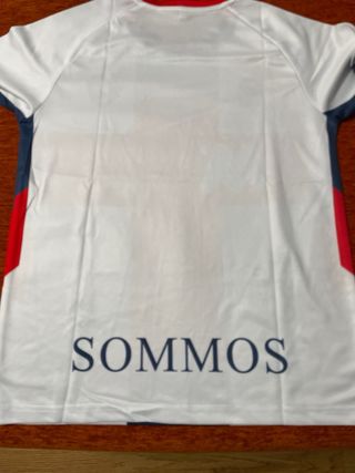 Camiseta Aramon Huesca Rayas Azul/Rojo