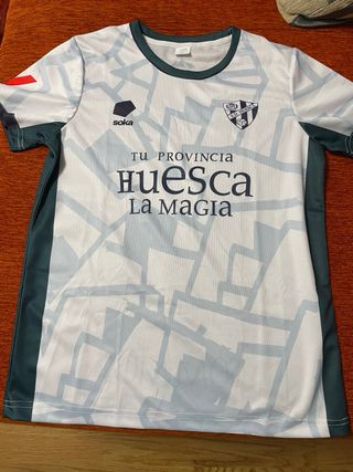 Camiseta Aramon Huesca Rayas Azul/Rojo