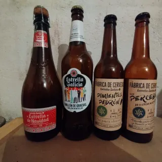 Bottiglie vuote Estrella Galicia (varie)