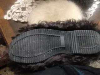 Descansos de nieve peludos con cremallera