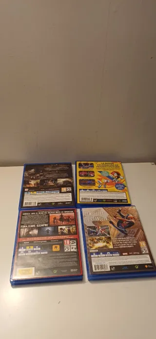 video juegos PS4: Red Dead II, Sonic, Dark Souls S