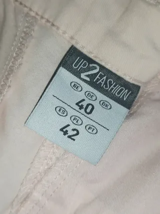Pantalón Chino para Mujer UP2FASHION Rosa Cremoso
