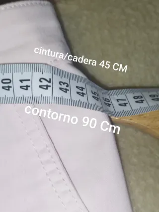 Pantalón Chino para Mujer UP2FASHION Rosa Cremoso