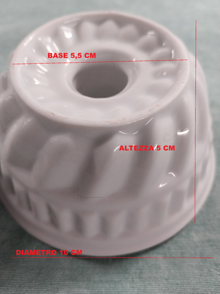 2 Formine per dolci in ceramica vintage