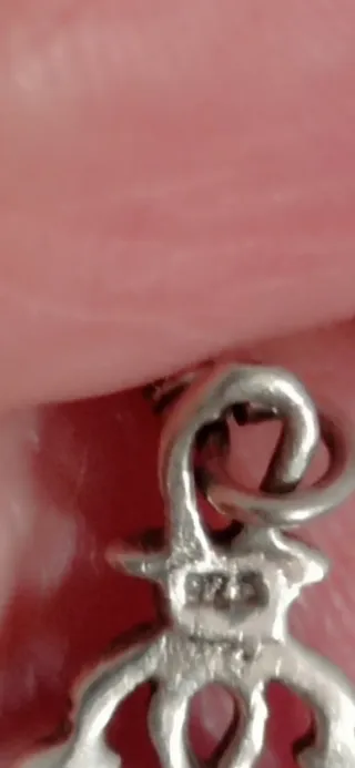 Conjunto vintage en plata y ámbar.