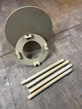 Mesa camilla de madera